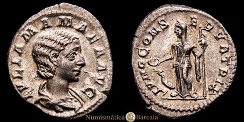 Julia mamea denario 222 - julia, denario.